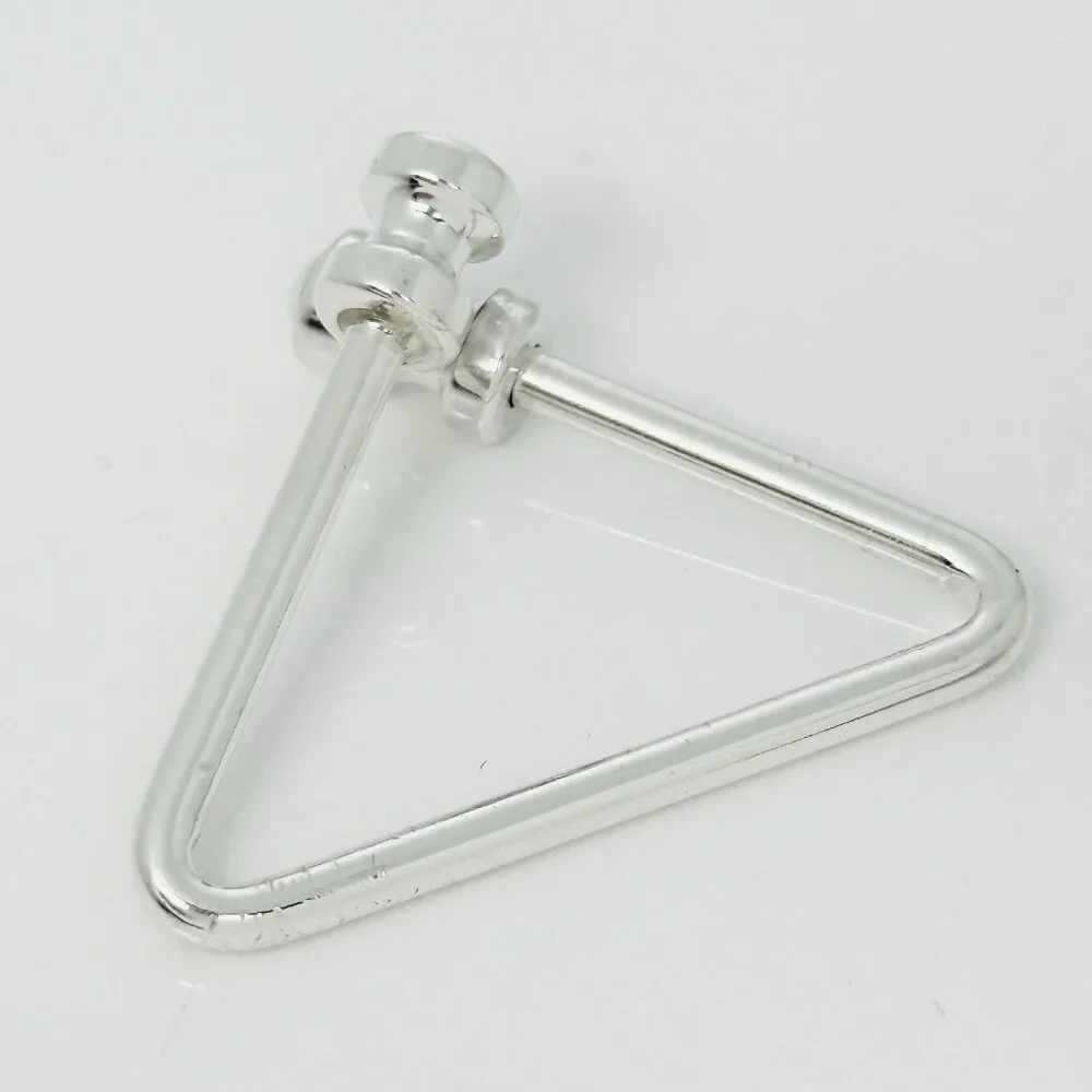 Tiffany & Co Paloma Picasso Groove Triangular Key Ring Chain Keyring Keychain